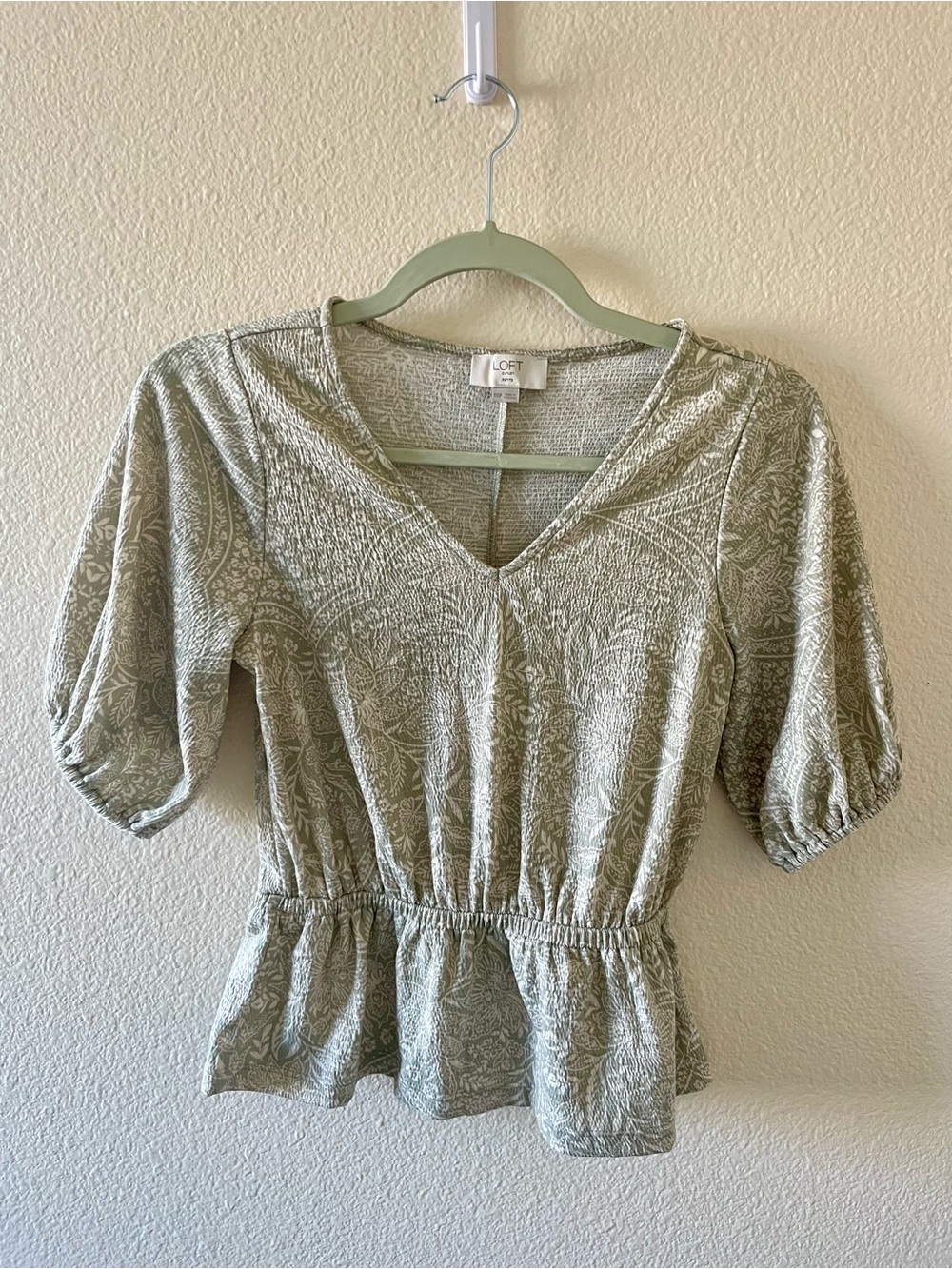 LOFT V-Neck Spring Top